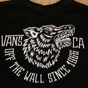 Black Vans Tee